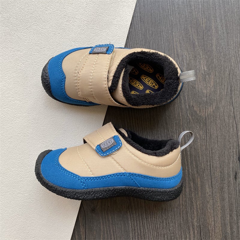 Top Edition Keen Children'S Shoes Cohen Low-Top Fleece-Lined Cotton Shoes Children'S Outdoor Waterproof Sports Leisure Ultra-Light For Boys And Girls - Image 1