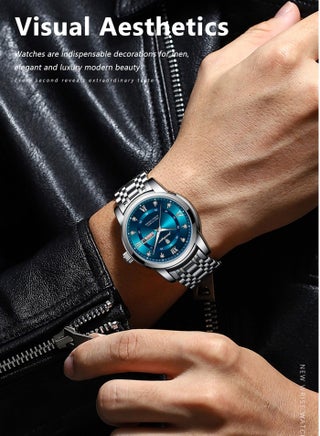 Watches for Men ,Waterproof Luminous Men's Watch Quartz-Case 41mm - view 3