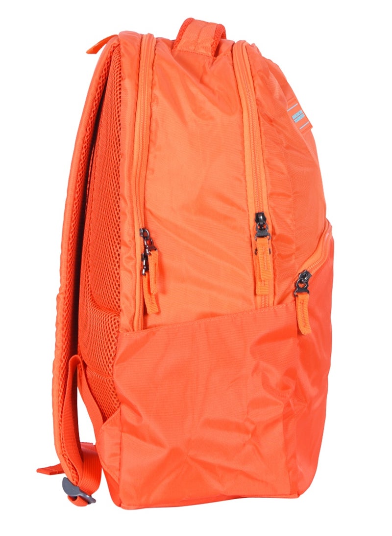 AMERICAN TOURISTER bounce backpack 27l capacity, polyester, orange|15.6" laptop compartment|front pocket compartment|adjustable padded straps|humidity resistance|bottle holder|ergo back & shoulder - 1 year international warranty - Image 5