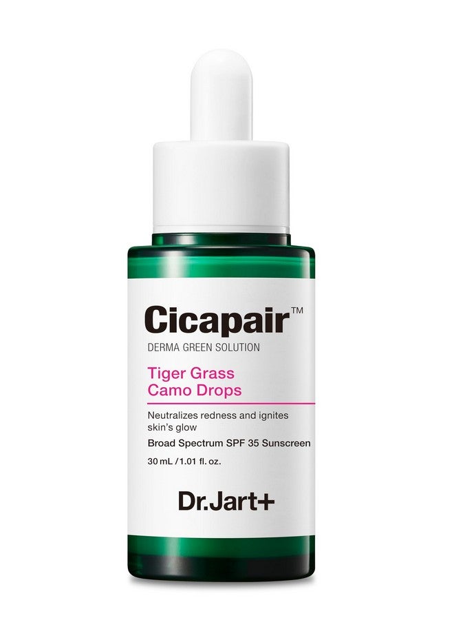 Dr.Jart+ Cicapair Tiger Grass Camo Drops Tinted Face Serum SPF 35 | Color Corrector | Korean Skin Care, 1.01 Fl Oz - Image 1