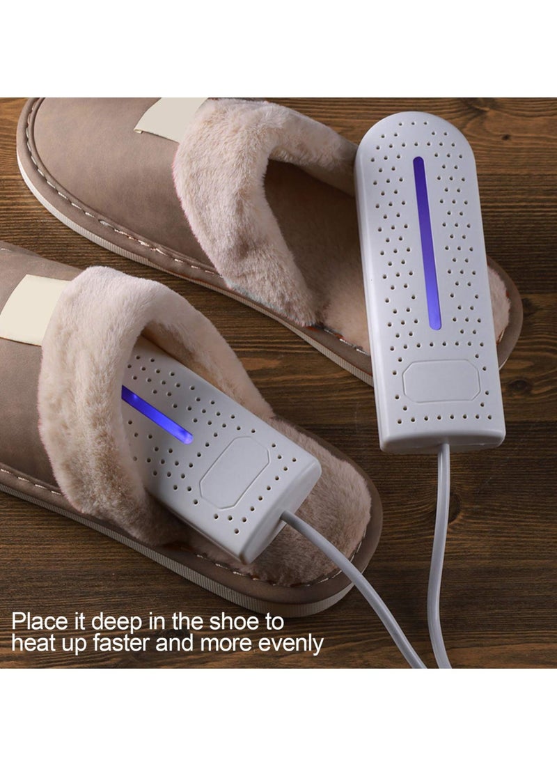 SYOSI Boot Dryer, Shoes Dryer and Deodorizer, Foot Dryer 65℃ Boot Warmer Dryer with Heat Device, Double‑sided Porous Heat Dissipation for Shoes Sock Gloves(White) - Image 5