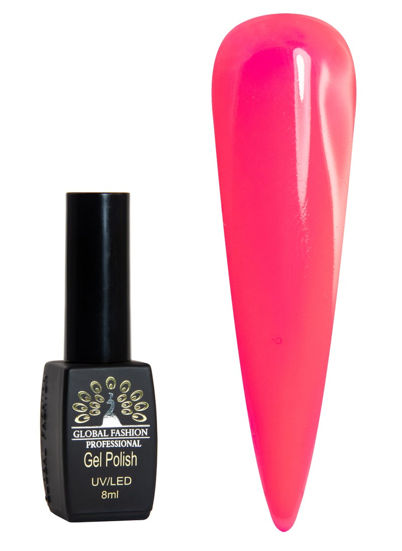 GLOBAL FASHION Global Fashion Black Elite Gel Polish | 132 Colors of Long-Lasting Elegance - 8ml | 141  - Image 1