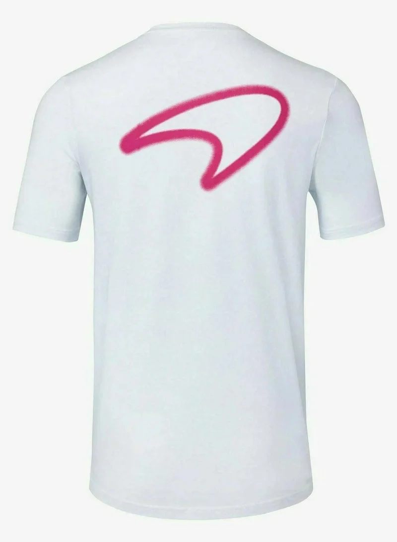 Mclaren WHITE McLaren F1 Men's Miami Neon Graphic T-Shirt for Men | Best Price UAE