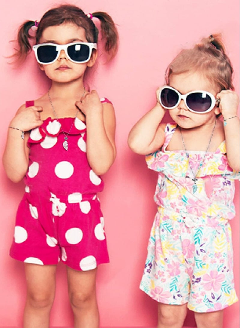 Captaintech BFF Necklaces for 2 Split Heart Mermaid Tail Pendant, Best Friends Love Matching Couples Forever Friendship Necklace Gifts for Girls - Image 4