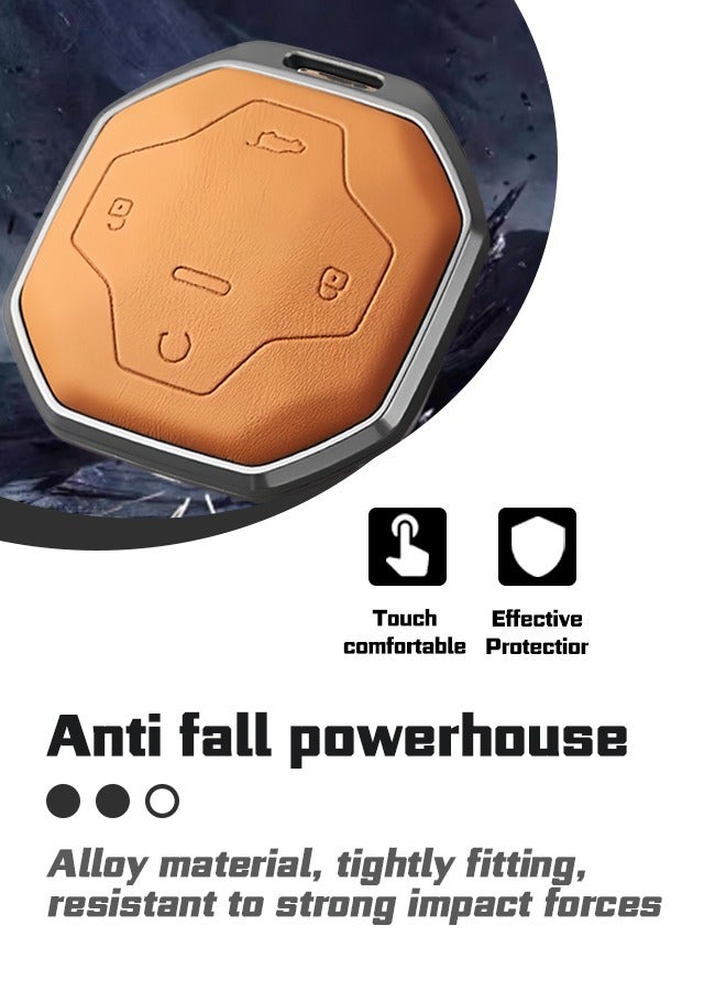 JETOUR Special 1:1 Design and Development of jetourt T2 Keycase for Special Cars; Made of cowhide and zinc alloy, it is fashionable in appearance, wearable and anti-falling, and better protects the original car keys. - Image 2