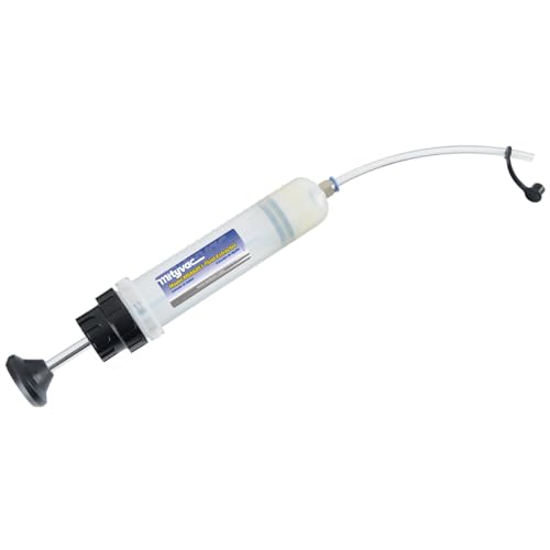 Mityvac MVA6851 7oz Fluid Evacuator Extractor and Dispensing Syringe Lightweight Easy to Clean 712 Flexible Tube Nondrip Cap for Master Cylinders Transaxles Power Steering and Coolant