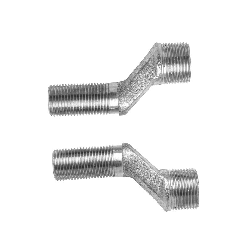 NEW WARE New Ware Brass 12 x 34 Jaq Type Full Thread Connection Leg for Wall Mixer 1 Pair of Legs for Wall Water Mixer Single Double Handle Spare Parts for Wall Mount Water Mixer for Bathroom Home - Image 1