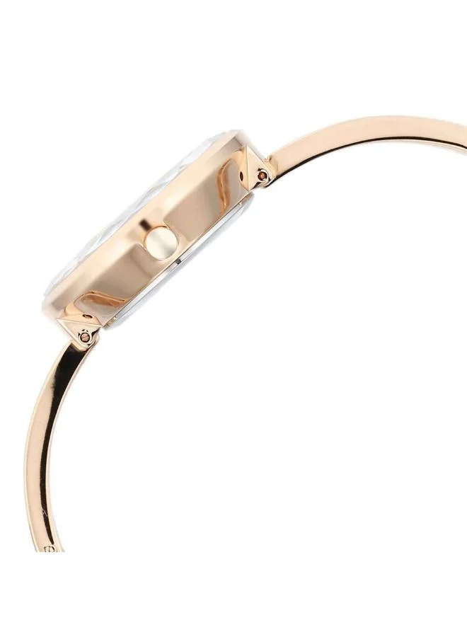 تيتان Women Analog Display Watch With Rose Gold Metal Strap - 95271WM02