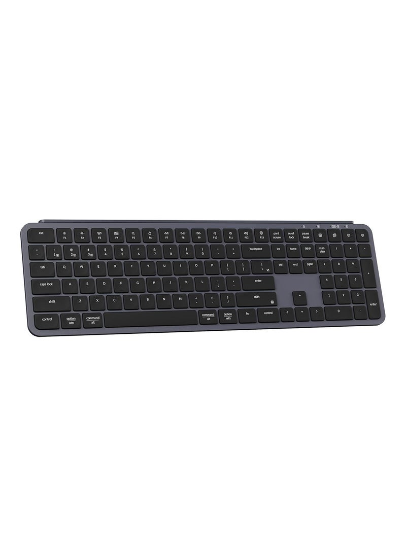 Keychron Keychron B6 Pro Ultra-Slim Wireless Keyboard – Low-Profile Switches, Tri-Mode Connectivity, Ergonomic Design, Quiet Typing, Mac/Windows Compatibility  - Image 1
