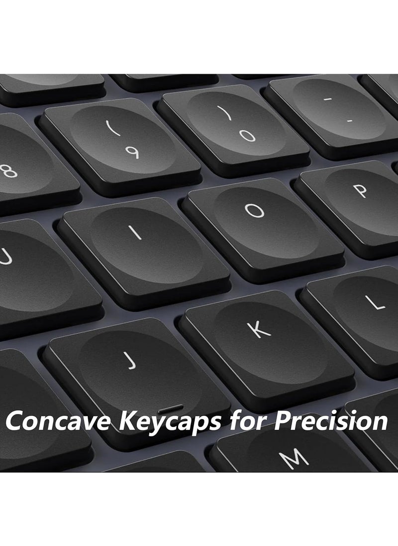 Keychron Keychron B6 Pro Ultra-Slim Wireless Keyboard – Low-Profile Switches, Tri-Mode Connectivity, Ergonomic Design, Quiet Typing, Mac/Windows Compatibility  - Image 5