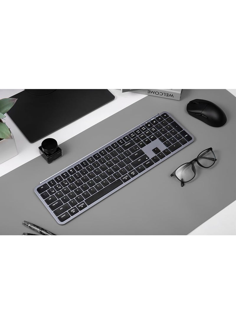 Keychron Keychron B6 Pro Ultra-Slim Wireless Keyboard – Low-Profile Switches, Tri-Mode Connectivity, Ergonomic Design, Quiet Typing, Mac/Windows Compatibility  - Image 3