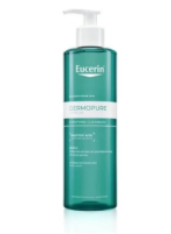Eucerin Dermo Purifyer Cleansing Gel Pump Green 200ml - Image 1