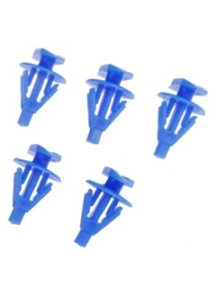 SOLDOUT 100 PCS Car Universal Weatherstrip Retainer Clips Auto Fasteners 7mm Hole Blue Plastic Rivets Car Clips Automobile Interior Parts (Blue, Pack of 100)  - Image 3
