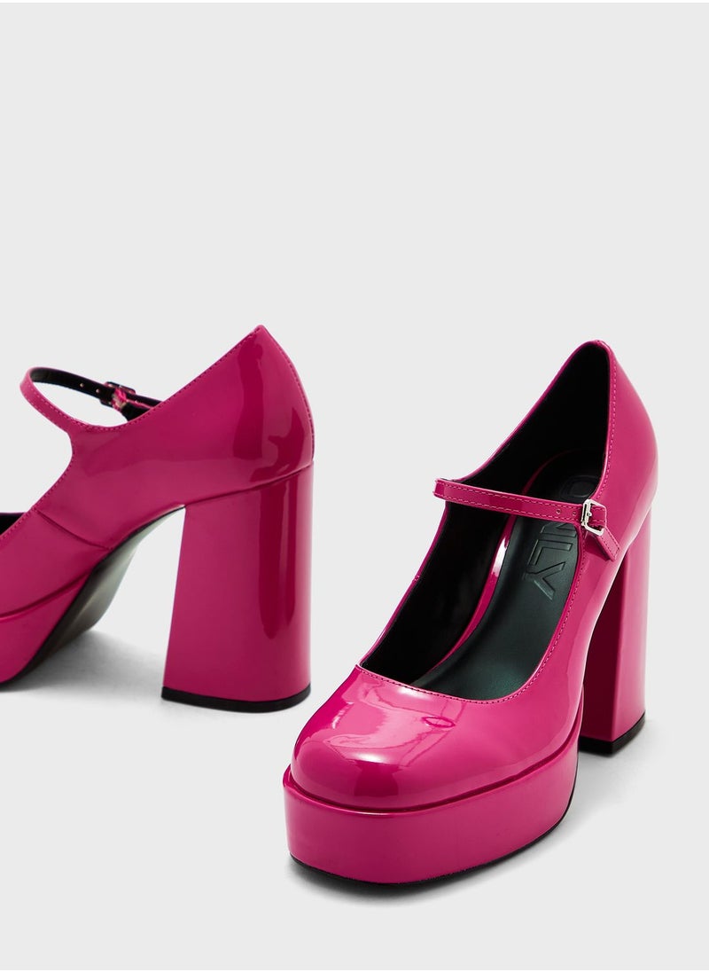 ONLY - Round Toe Pumps - Image 1