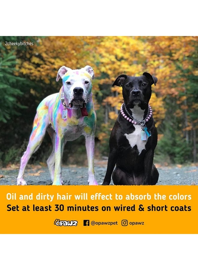 OPAWZ Semi-Permanent Dog Hair Dye, Food-Grade Pigment Dog Dye, Non-Toxic Pet Hair Dye For Dogs, Cats And All Pets, Comes With 8 Colors, Safe For Pets (150G) (Bubble Gum Pink) - Image 5