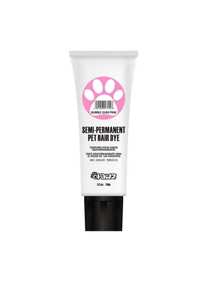 OPAWZ Semi-Permanent Dog Hair Dye, Food-Grade Pigment Dog Dye, Non-Toxic Pet Hair Dye For Dogs, Cats And All Pets, Comes With 8 Colors, Safe For Pets (150G) (Bubble Gum Pink) - Image 1