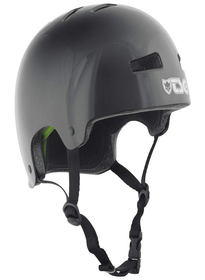 TSG Evolution Bike & Skate Helmet w/Snug Fit | for Cycling, BMX, Skateboarding, Rollerblading, Roller Derby, E-Boarding, E-Skating, Longboarding, Park Skating, Urban - Image 1
