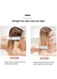 DUMBO Automatic Splint Straightener Curling Hair Comb Silver 3*27cm  - Image 5