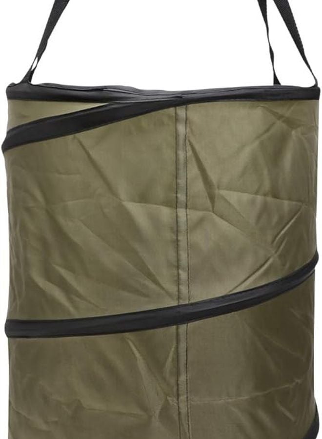 10 Gallon Pop Up Trash Can Reusable Garden Waste Bag Yard Leaf Container Outdoor - Image 2