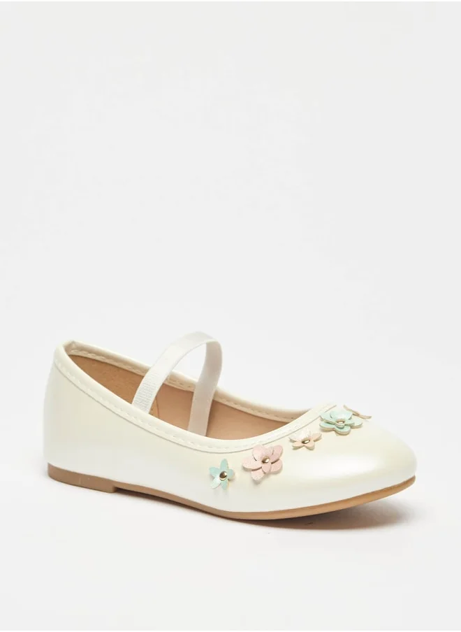 Flora Bella By Shoexpress Girls Casual Elastic Round Toe Ballerinas