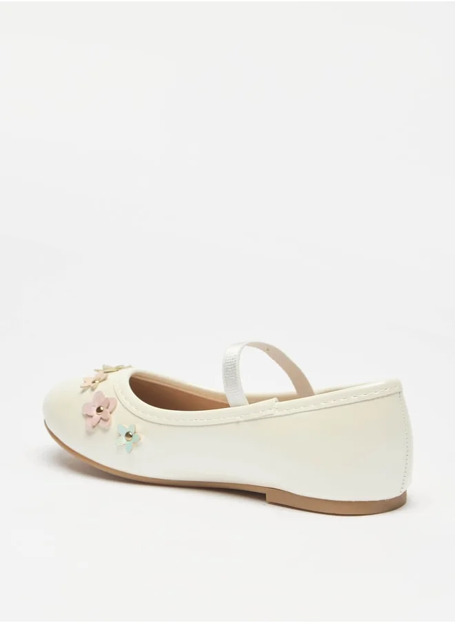 Flora Bella By Shoexpress Girls Casual Elastic Round Toe Ballerinas
