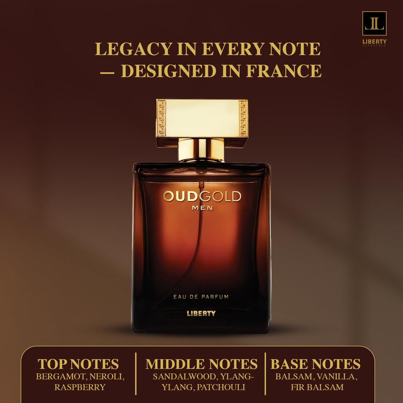 Liberty Oud Arabic Perfume for Men, Long-Lasting Luxury with Bold Oud, Fresh Citrus, and Premium Woody Scent, long lasting perfume for men,perfumes arabes para hombres,Gift For Men,50ml EDP - Image 5