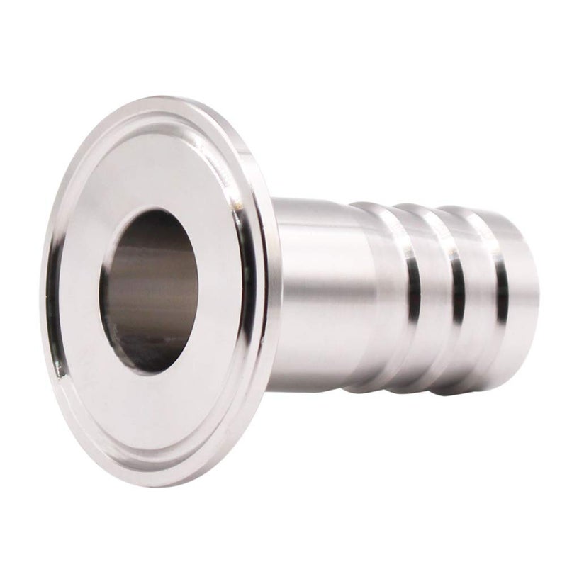 beduan 1.5" Tri Clamp to 1" Barb Fitting Stainless Sanitary Home Brew Adapter (Ferrule OD 50.5mm) - Image 3