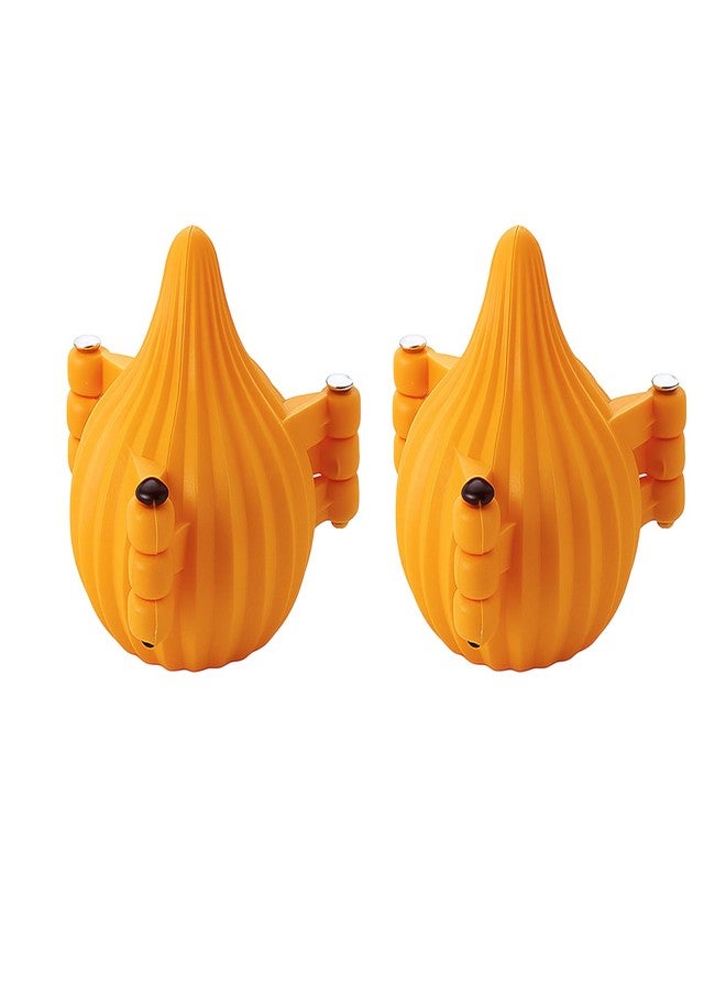 Oc9 Plastic 3 Fold Modak Maker Mould/Laddoo Moulder/Chocolate Modak Shaper Sacha Set for Ganpati, Diwali, Dussehra, and Other Festival (Pack of 2) - Image 1