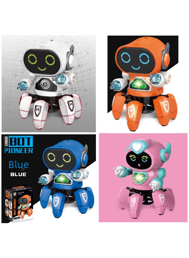 Tiktok Electric Intelligent Six-claw Dancing Robot Singing And Dancing Octopus Bionic Six-legged Children's Toy-Color:Gear Ejection Robot-Green - Image 2