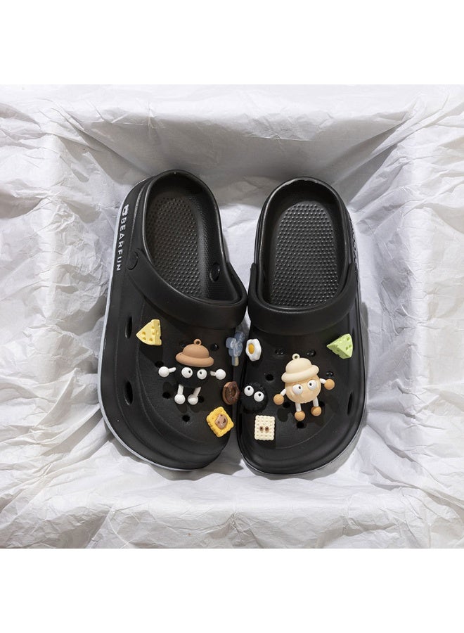 GELESE Women's Outdoor Clogs Thick Sole Non-Slip Closed-Toe Slippers for Home and Garden - Unisex Couple's Design - Image 1