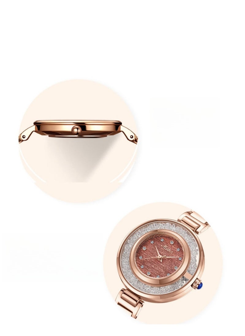 Meibin - Women's Fashion Diamond Inlaid Bracelet Watch - Image 1