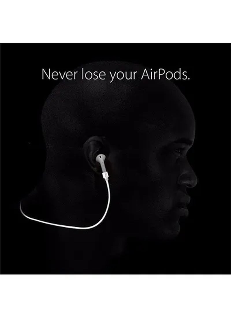RaboS كابل حزام سيليكون رياضي مضاد للفقد لسماعات Apple AirPods شفاف  - Image 2