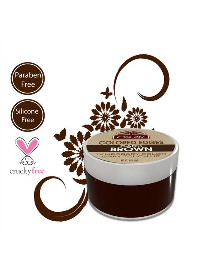OKAY COLORED EDGES DARK BROWN 2oz / 59ml - Image 4