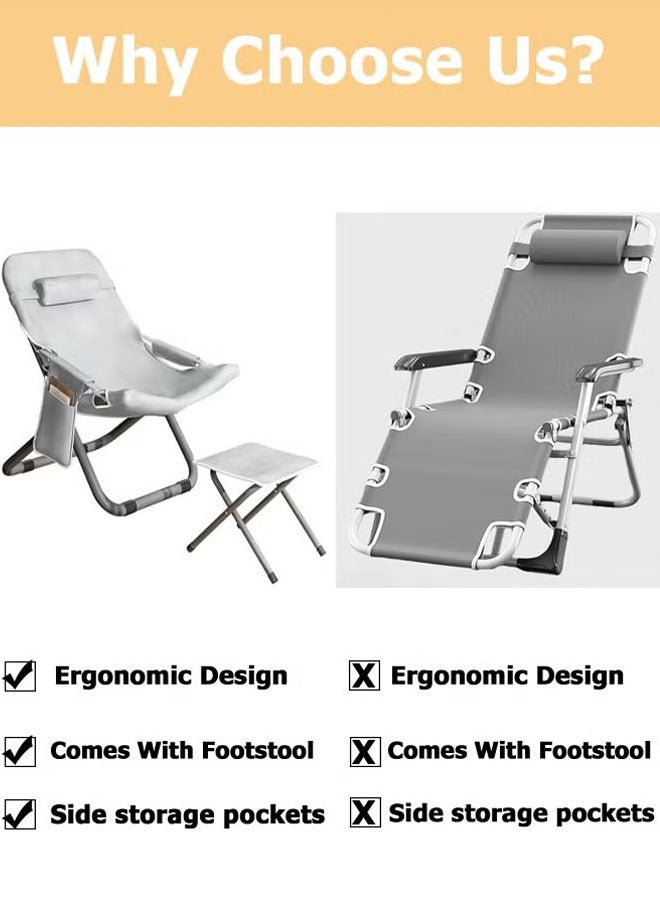 Lounge Chair Sofas Couches  Folding Camping Chair Portable Folding Lounge Chair Chaise Lounges  Folding Bed Folding Chaise Lounge Chair   Adults Camping Cot for Outdoor Beach Office