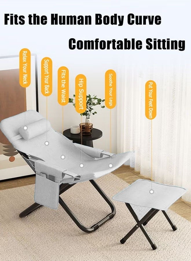 Lounge Chair Sofas Couches  Folding Camping Chair Portable Folding Lounge Chair Chaise Lounges  Folding Bed Folding Chaise Lounge Chair   Adults Camping Cot for Outdoor Beach Office