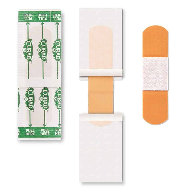 Curad Germ Shield TouchFree Adhesive Bandage Plastic Bandage with Easy Application Wrapper75 x 3 30 Count - Image 5