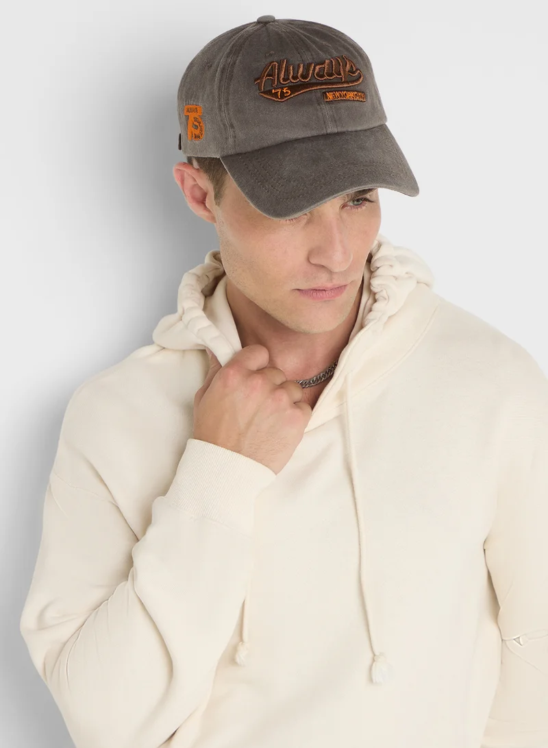 Seventy Five Embroidered Casual Cap