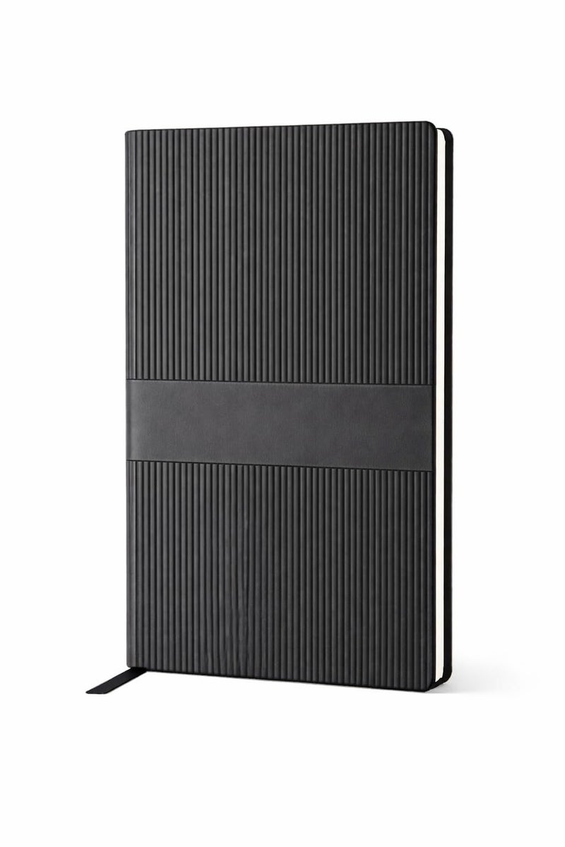 AccuPrints A5 Premium Soft Bound Notebook Diary | 192 Pages, 80 GSM | Stylish Black Journal for Office, Study & Personal Writing | Daily Planner & Gift Notebook for Men & Women - Image 1