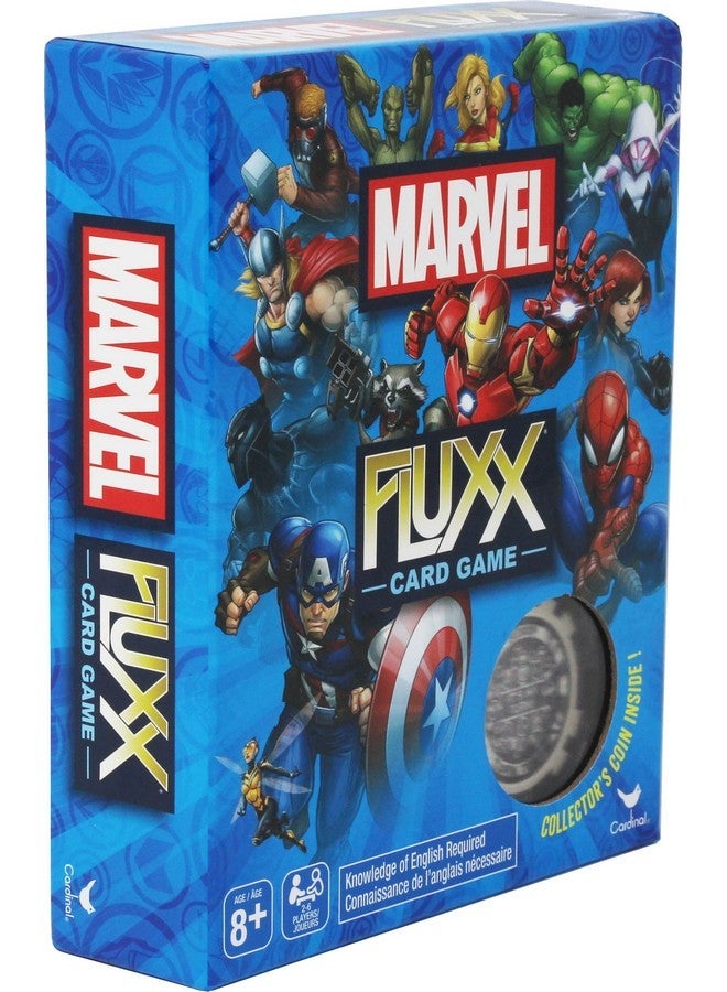 Cardinal Marvel Fluxx Card Game with Collector's Coin - Image 2