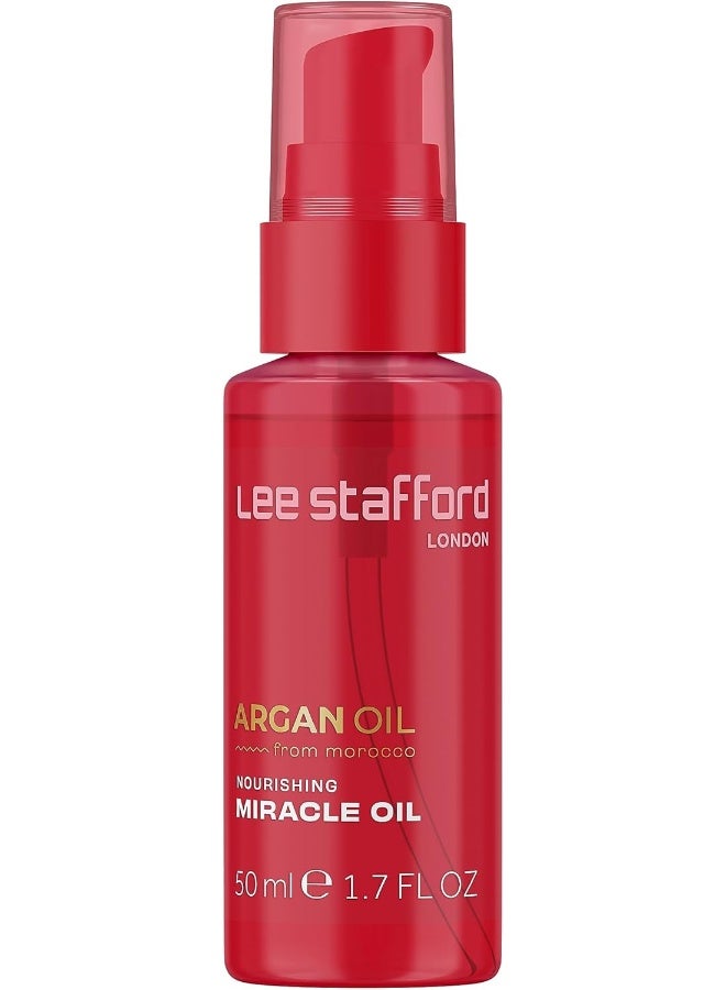 Lee Stafford زيت الأركان المغربي المعجزة المغذي 50 مل - Image 1