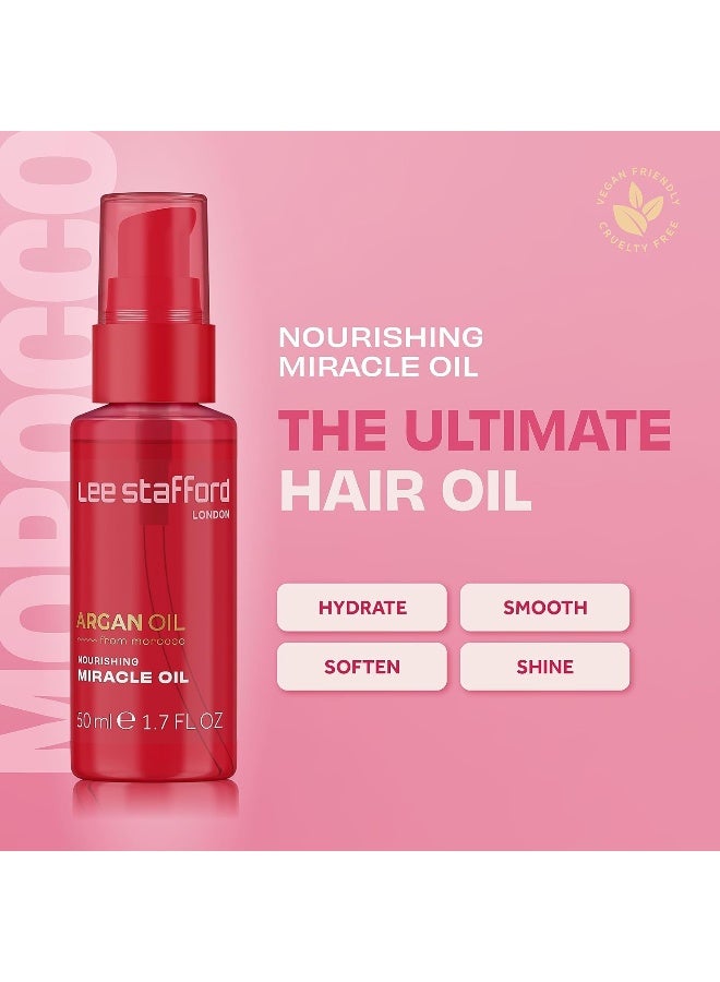 Lee Stafford زيت الأركان المغربي المعجزة المغذي 50 مل - Image 2