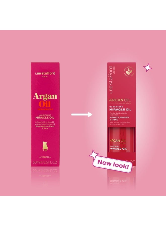 Lee Stafford زيت الأركان المغربي المعجزة المغذي 50 مل - Image 5
