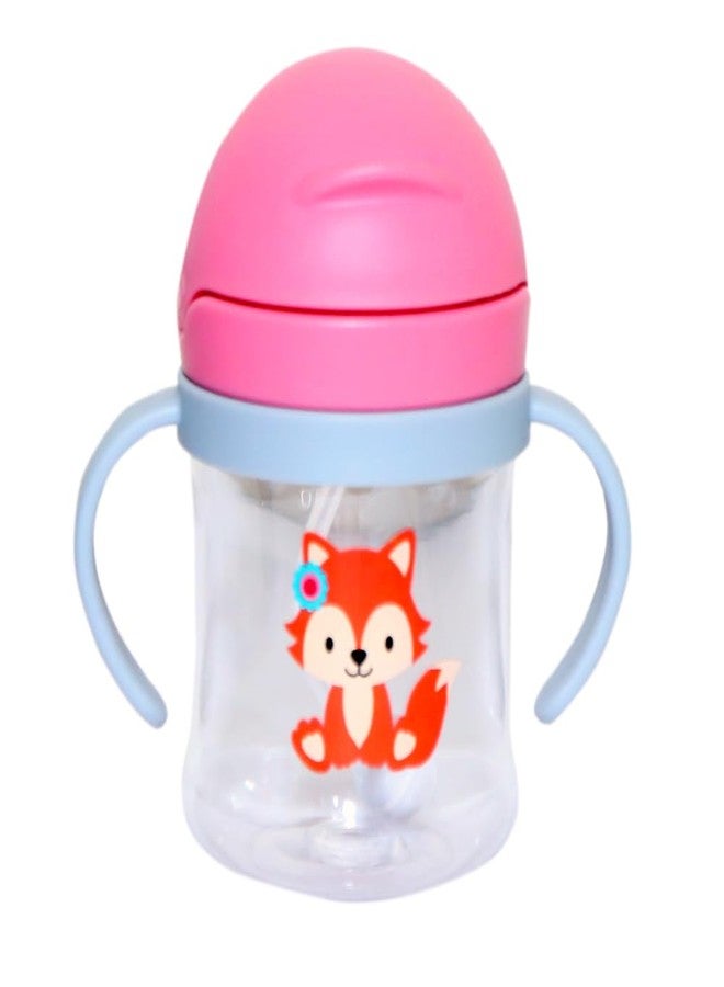 أليا زجاجة رضاعة للأطفال من Alya The Cheeky Kidzz Premium بسعة 200 مل، مزودة بماصة، مناسبة لإطعام الأطفال بالماء والحليب والسوائل (التصميم 612). - Image 4