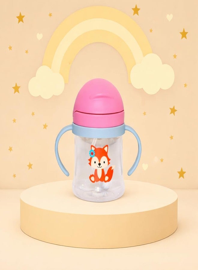 أليا زجاجة رضاعة للأطفال من Alya The Cheeky Kidzz Premium بسعة 200 مل، مزودة بماصة، مناسبة لإطعام الأطفال بالماء والحليب والسوائل (التصميم 612). - Image 1