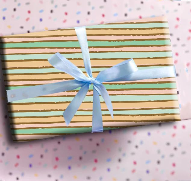 AccuPrints Gift Wrapping Paper Sheet - Gift Paper - Gift Wrap Roll - Gift Papers Sheets - Gift Cover Rapping Paper -Premium Design Paper sheet for Gift Packing, Mix, Pack of 6, Multicolor - Image 4