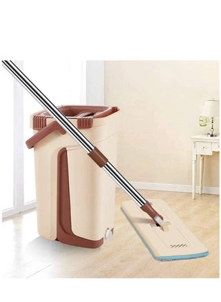 Microfiber Flat Mop With Bucket Set Beige - pzsku/Z168AEFDD9656638AB884Z/45/_/1693931987/29e1eec6-7845-4478-9264-470fad63b78a