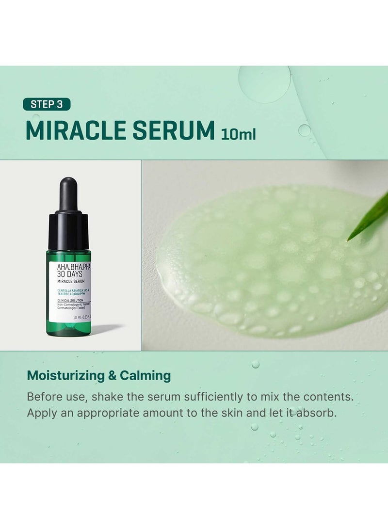 DubaiGallery مجموعة Aha Bha Pha 30Days Miracle Ac Sos - تشمل تونر 1.01 أونصة + سيروم 0.33 أونصة + كريم 0.7 أونصة + رغوة 1.01 أونصة - مجموعة عناية يومية لطيفة تقشير للبشرة للتخلص من النفايات الدهنية والزيوت 100 مل - Image 5