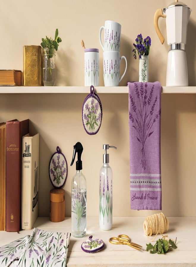Now Designs by Danica Lavender Soap Pump - Stainless Steel 16 oz Soap Dispenser - Image 3