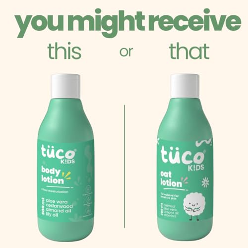 Tuco® Kids Body Lotion for soft, hydrated skin | Perfect for tanned, dry, dull skin | Made with Almond Oil and Aloe Vera | For kids 4-10, 2-5, 10-15 years | SLS & Paraben free | 300ml-Pack of 2 - Image 2
