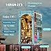 MiniCity DIY Book Nook Kit for Adults 3D Wooden Puzzle Bookend Bookshelf Insert Decor with LED Light and Dust Cover Hemingway House - Image 4